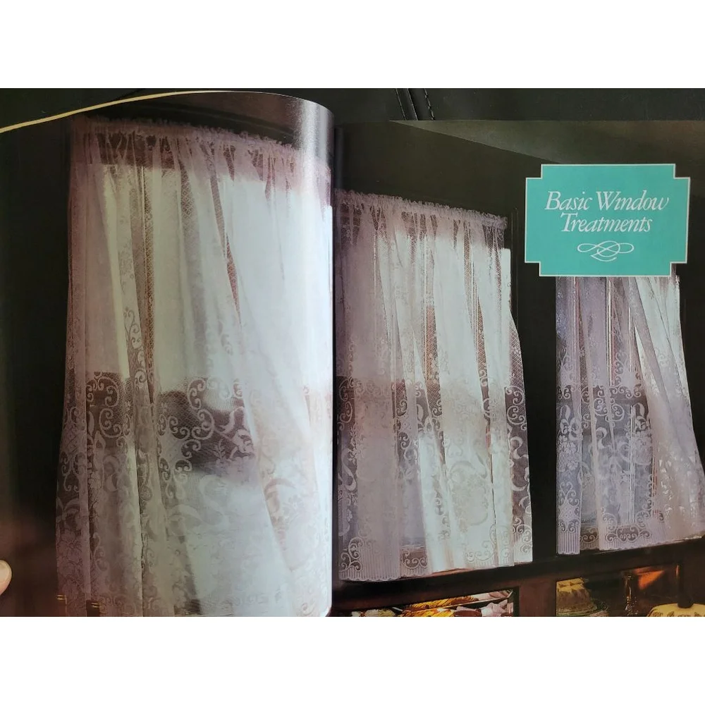 Vintage Creative Window Treatments Book - 45 Step-by-Step DIY Styles -